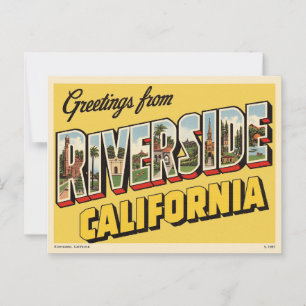 Postal "Saludos desde Riverside, California"