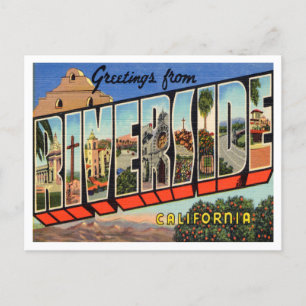 Postal Saludos desde Riverside, California Travel