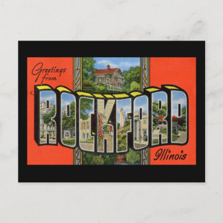 Postal Saludos desde Rockford Illinois