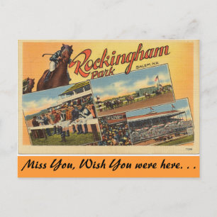 Postal Saludos desde Rockingham Park