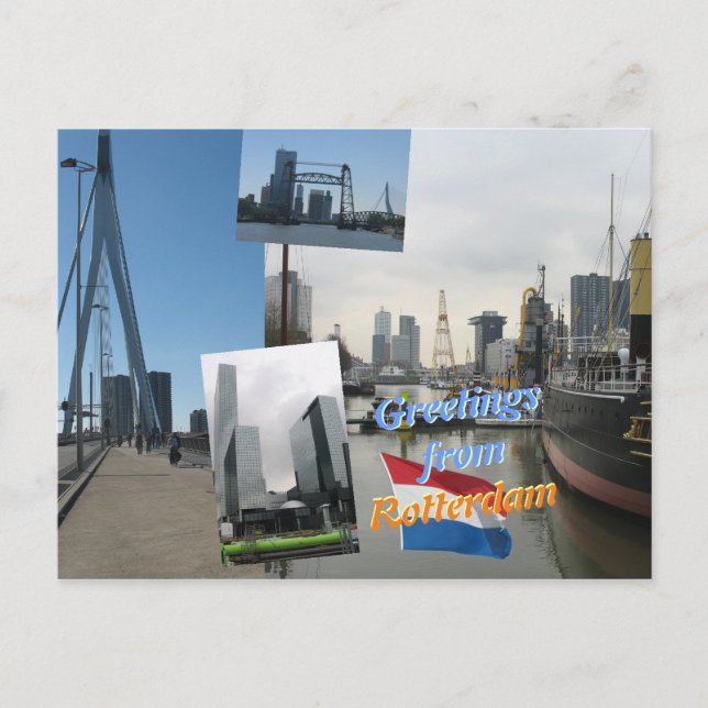 Postal Saludos desde Rotterdam (Anverso)