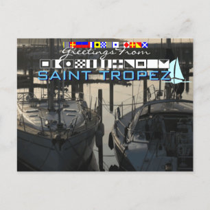 Postal Saludos desde Saint Tropez