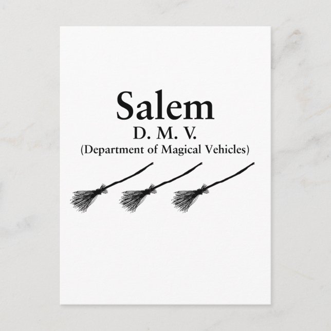 Postal Saludos desde Salem (Anverso)