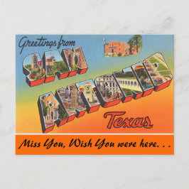 Postal Saludos desde San Antonio