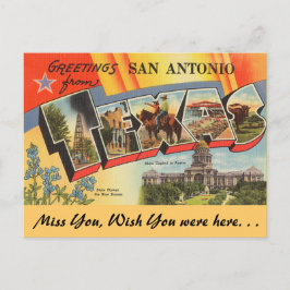 Postal Saludos desde San Antonio
