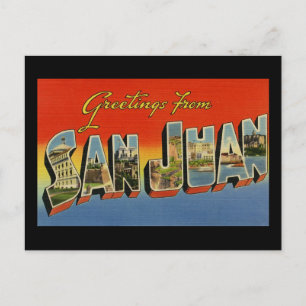 Postal Saludos desde San Juan