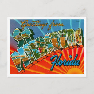 Postal Saludos desde San Petersburgo Florida