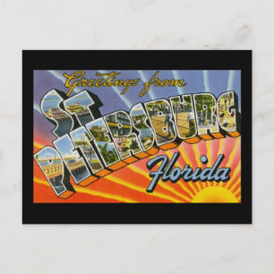 Postal Saludos desde San Petersburgo Florida