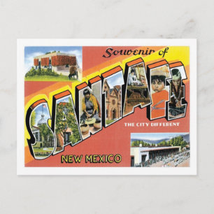 Postal Saludos desde Santa Fe NM US City