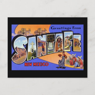 Postal Saludos desde Santa Fe Nuevo México