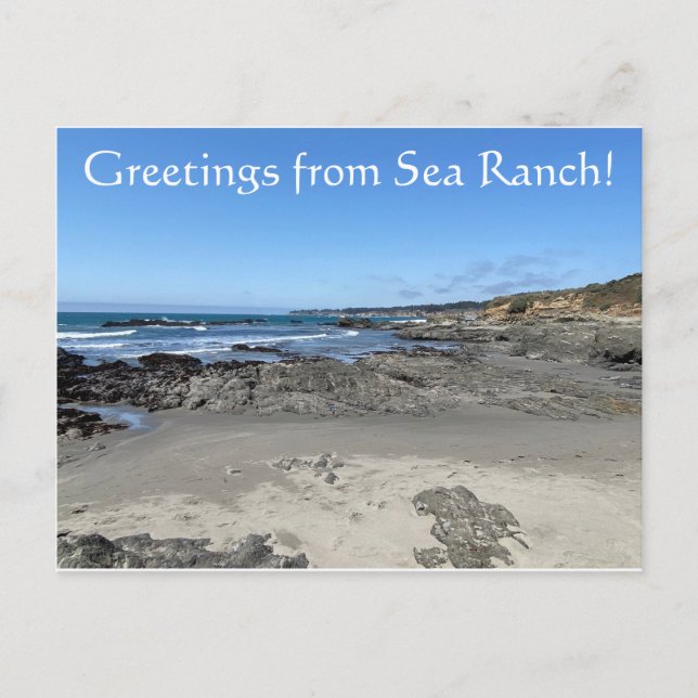 Postal ¡Saludos desde Sea Ranch! (Anverso)