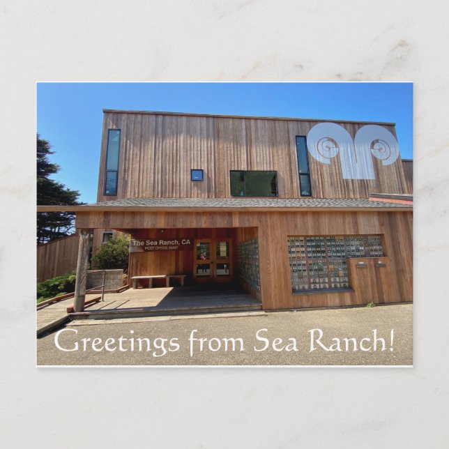 Postal ¡Saludos desde Sea Ranch! (Anverso)
