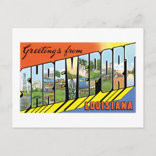 Postal Saludos desde Shreveport, Luisiana
