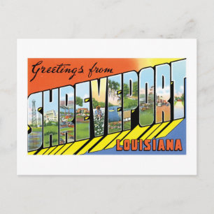 Postal Saludos desde Shreveport, Luisiana