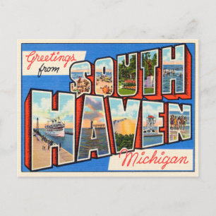 Postal Saludos desde South Haven, Michigan Travel