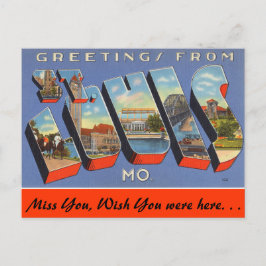 Postal Saludos desde St. Louis