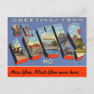 Postal Saludos desde St. Louis