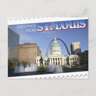 Postal Saludos desde St. Louis, Missouri