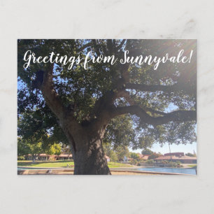 Postal ¡Saludos desde Sunnyvale!