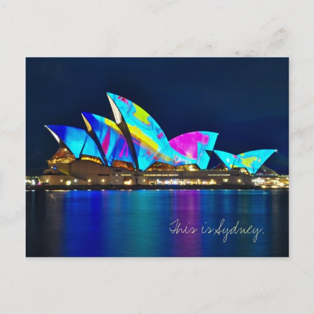 Postal Saludos desde Sydney (Anverso)