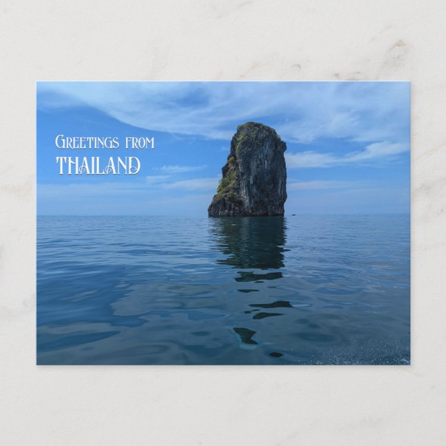 Postal Saludos desde Tailandia (Anverso)