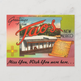 Postal Saludos desde Taos
