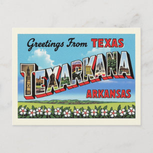 Postal Saludos desde Texarkana