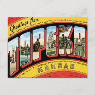 Postal Saludos desde Topeka Kansas