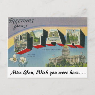 Postal Saludos desde Utah