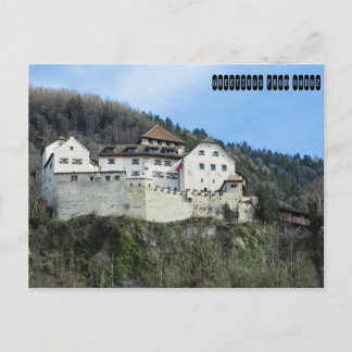 Postal Saludos desde Vaduz, Liechtenstein