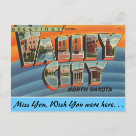 Postal Saludos desde Valley City