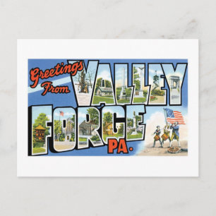 Postal Saludos desde Valley Forge, PA