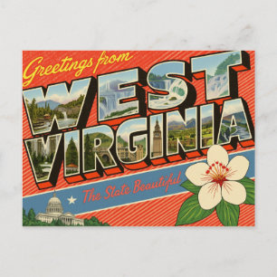 Postal Saludos desde Virginia Occidental