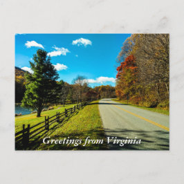 Postal Saludos desde Virginia Postcard 3