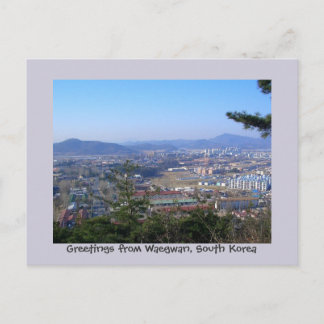 Postal Saludos desde Waegwan, Corea del Sur
