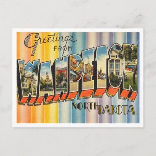 Postal Saludos desde Wahpeton, Dakota del Norte Viajes