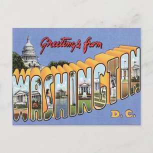 Postal Saludos desde Washington, D.C. EE.UU.