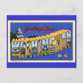 Postal ¡Saludos desde Washington DC!