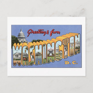 Postal Saludos desde Washington, DC