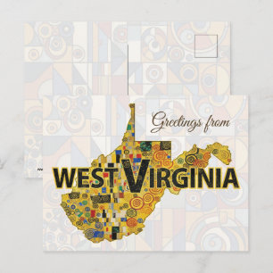 Postal Saludos desde West Virginia