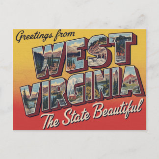 Postal Saludos desde West Virginia