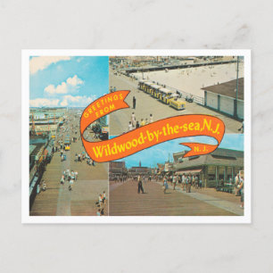 Postal Saludos desde Wildwood by the Sea, Nueva Jersey