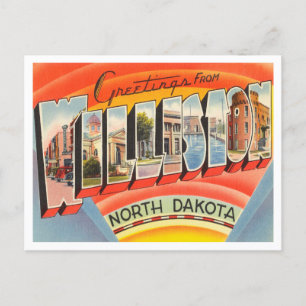 Postal Saludos desde Williston, North Dakota Travel