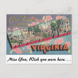 Postal Saludos desde Winchester, Virginia