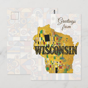 Postal Saludos desde Wisconsin