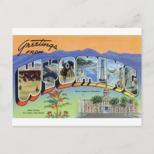 Postal Saludos desde Wyoming