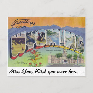 Postal Saludos desde Wyoming