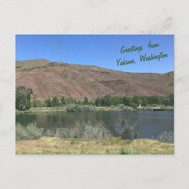 Postal Saludos desde Yakima (Anverso)