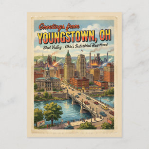 Postal Saludos desde Youngstown OH