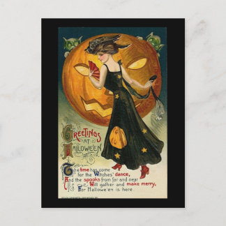Postal Saludos en Halloween, el momento ha llegado